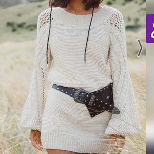 Spell Carmen knit dress mystic collection